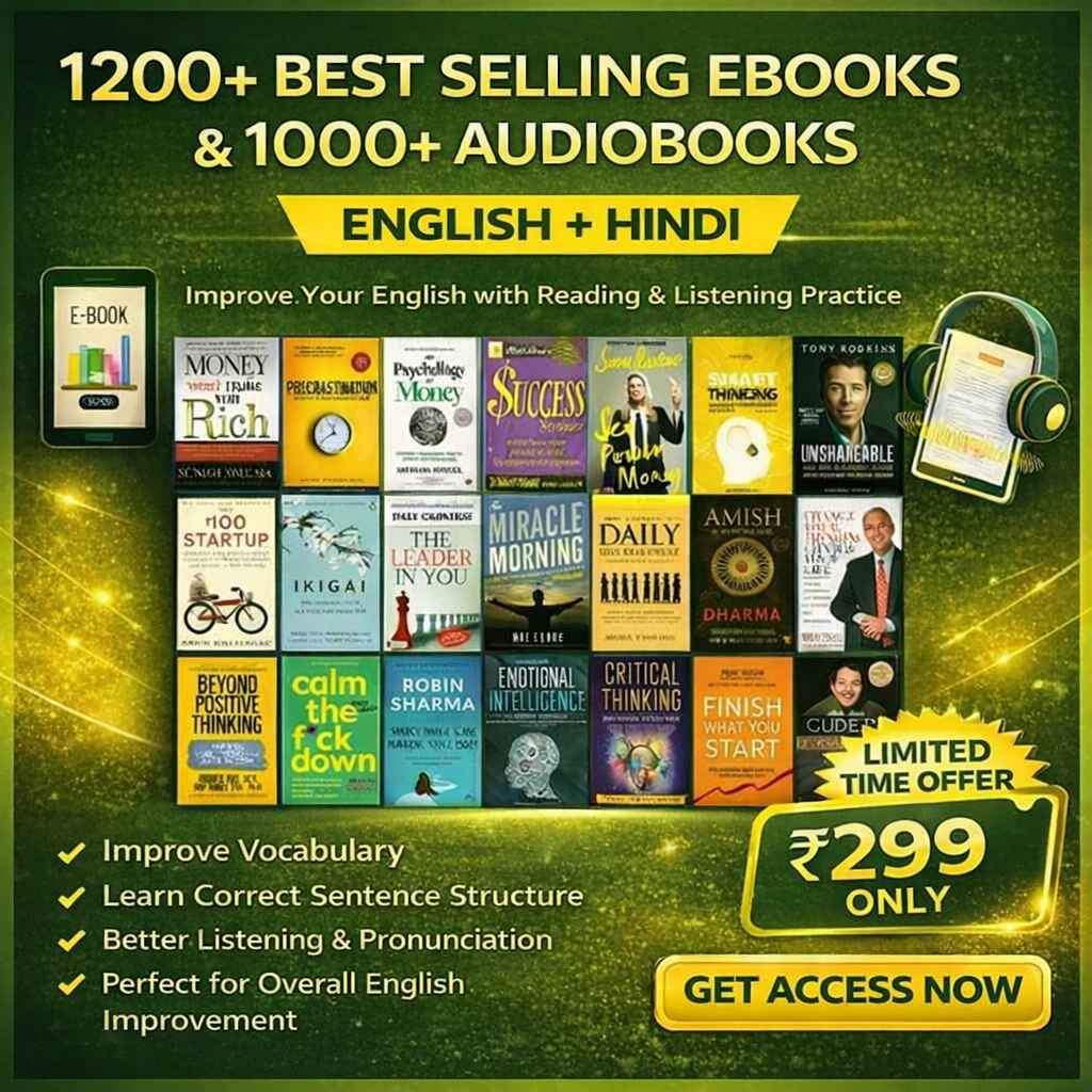 English eBook + Audiobook for Listening Practice